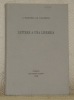 Lettere a una libreria. A cura di Iginio De Luca e Attilio Zadro.. MARCHESI, C. - VALGIMIGLI, M.