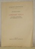 Lorenzo Valla. Filosofia e religione nell’umanesime italiano. Uomini e Dottrine, 17.. DI NAPOLI, Giovanni.