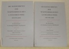 Codices Biblici, HB II 1 - 60. Codices dogmatici et polemici, HB III 1 - 59. Codices hermeneutici, HB IV 1 - 36. Codices historici, HB V 1 - 105. Auf ...