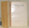 Théatre. 4 Volumes complets. Collection Les trésors de la littérature française, nos. 2, 3, 4 et 5.. RACINE, Jean.