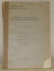Geologische und petrographische Untersuchungen im Malcantone, Tessin. Mit 4 Tafeln und 3 Textfiguren. Inaugural-dissertation.. KELTERBORN, Paul.