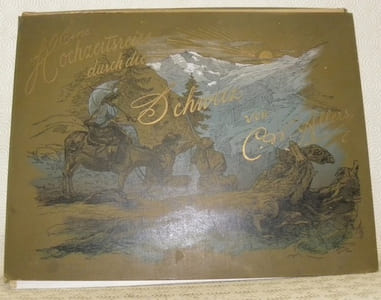 Eine Hochzeitsreise durch die Schweiz. 30 Originalzeichnungen in Lichtdruck.