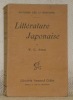 Littérature japonaise. Traduction de Henry-D. Davray. Collection: Histoire des Littératures.. ASTON, W. G.