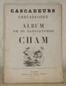 Cascadeurs et cascadeuses. Album de 60 caricatures.