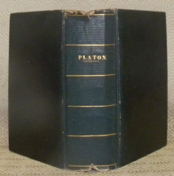 L’Etat ou la République de Platon, traduction de Grou; revue et corrigée sur le texte grec d’Emm. Bekker. Relié avec: Les lois de Platon, traduction ...