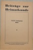 BEITRÄGE ZUR HEIMATKUNDE. Herausgegeben vom Verein für Heimatkunde des Sensebezirks und der benachbarten Interessierten Landschaften. 35. Jahrgang ...
