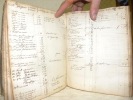 Manuscrit d’un instituteur de la famille Fairon (Province de Liège), il s’agit pour une grande partie d’un livre de compte de son école, il commence ...