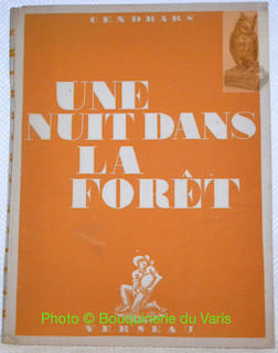 Une nuit dans la forêt. Premier fragment d’une autobiographie. Eaux-fortes de Ch. Clément.. CENDRARS, Blaise.