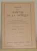 Abrégé de la théorie de la musique. Edition revue et corrigée par Henri Rabaud. Nouvelle édition.. DANHAUSER, A.