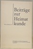 BEITRÄGE ZUR HEIMATKUNDE. Herausgegeben vom Verein für Heimatkunde des Sensebezirks und der benachbarten Interessierten Landschaften. 41. Jahrgang ...
