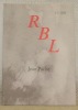 RBL. 1 - 2, 2008. La Revue de Belles-Lettres. Jean Pache.. (Pache, Jean).