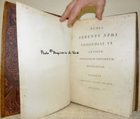 Publi Terenti Afri Comoediae VI. Ad fidem optimarum editionum recensitae. Basileae Sumptibus Jacobi Decker.