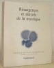 Résurgence et dérivés de la mystique. Nouvelle Revue de Psychanalyse. Numéro 22, automne 1980.. 