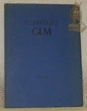 Cahiers GLM. Eté 1954.. undefined