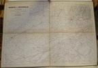 3 Cartes / Karten. Karte der Schweiz. In IV Blättern (felt ein Blätte) nach dem Topographischen Atlasse des Eidgenössichen Generalstabes. Reduziert, ...