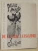 L’affiche de Toulouse-Lautrec a Cassandre. Graphic 57, rétrospective internationale de l’affiche. Palais de Beaulieu - Lausanne du 1er au 16 juin ...