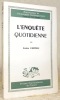 L’enquête quotidienne. Collection Bibliothèque de Philosophie Contemporaine.. CASTELLI, Enrico.
