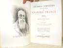 Oeuvres complètes illustrées.24 Tomes en 25 volumes complets et un volume Le Livre d’Or du Centenaire de Anatole France (1844-1944), en tout 26 ...