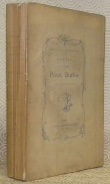 Contes. Avec une notice bio-bibliographique par Octave Uzanne. Collection Petites Conteurs du XVIIIe Siècle.. PINOT DUCLOS, Charles