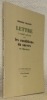 Lettre a André Gillon sur les conditions du succès en librairie. Collection Les Cahiers Irréguliers, n.° 1.. GRASSET, Bernard