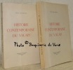 Histoire Contemporaine du Valais, (tome I) et tome II: 1872 - 1906. 2 Volumes.. RIVAZ, Paul de.