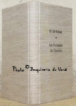 Les fantaisies de Claudine.. BALZAC, Honoré de.