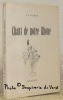 Chant de notre Rhône. En frontispice La Pièta d’Avignon. Colletion du Bouquet, n.° 49.. RAMUZ, C.-F.