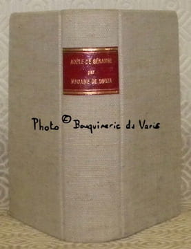 Adèle de Sénange ou lettres de Lord Sydenham. Tome premier. Relié avec tome second. Collection des Meilleures Romans François Dédiés aux Dames, 2e ...