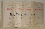 La règle du jeu (4 volumes, complet). Tome I: Biffures. Tome II: Fourbis. Tome III: Fibrilles. Tome IV: Frêle bruit.. LEIRIS, Michel.