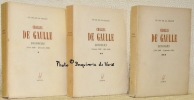 Discours. 3 Volumes complets.Collection “Le Cri de la France”.. DE GAULLE, Charles.