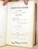 Le christianisme en Chine, en Tartarie et au Thibet. Tome premier, second, troisième et quatrième, 4 parties reliés en 2 volumes.. HUC, M.