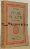 Choix de r&ecirc;ves. Traduit de l’allemand par Albert B&eacute;guin. Collection Le Cabinet Cosmopolite, s&eacute;rie classique, n.&deg; 6.. JEAN-PAUL.