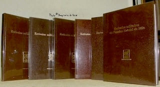 Ecrivains militaires de Suisse romande. Choix de textes et de documents. Collection publiée par l’Association Semper Fidelis. 6 Volumes collection ...