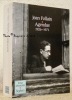 Agendas 1926-1971. Collection Pour Mémoire. Edition établie et annotée par Claire Paulhan.. FOLLAIN, Jean.