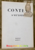 Contes d’Auxois.. AUXOIS (Edith THOMAS).