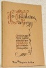 La Châtelaine de Vergy. Conte du XIIIe siècle publié et traduit par Joseph Bédier. Bandeaux décoratifs avec illustrations et l’ornementation de ...