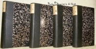 Goethe ses mémoires et sa vie. Traduits et annotés par Henri Richelot. 4 Volumes complet.. GOETHE.