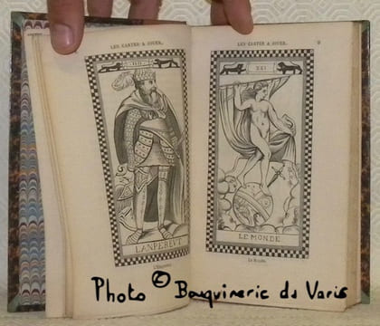 Les cartes à jouer et la cartomancie. Ouvrage illustré de 40 bois.. Boiteau d’Ambly, P.