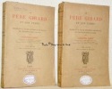 Le Père Girard et son temps. Histoire de la vie, des doctrines et des travaux de l’éducateur suisse (1765-1850). 2 volumes.. DAGUET, Alexandre.