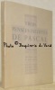 Trois pensées inédites de Pascal. Esxtraites du manuscrit de l’Abbé Périer, son neveu. Bois gravés de D. Galanis.. LAFUMA, Louis.