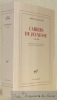 Cahiers de jeunesse 1926 - 1930. Texte établi, édité et présentée par Sylvie Le Bon de Beauvoir.. BEAUVOIR, Simone de.