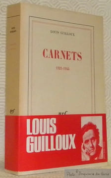 Carnets 1921 - 1944.. GUILLOUX, Louis.