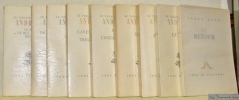 Théâtre complet de André Gide. Lithographies de Maurice Brianchon. 8 Tomes complets. . GIDE, André.