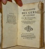 De la sant&eacute; des gens de lettres.. TISSOT.