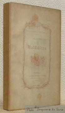 Poèsies. Poèmes, odes et traductions. Avec une Notice bio-bibliographique par L. Derome. Collection Petits Poètes du XVIIIe Siècle.. MALFILATRE.