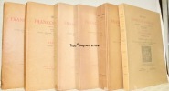 Oeuvres de François Rabelais. Edition critique publiée par Abel Lefranc, Jacques Boulanger, Henri Clouzot, Paul Dorveaux, Jean Plattard et Lazare ...