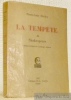 La tempête de Shakespeare. Introduction de Jacques Copeau.. MATTHEY, Pierre-Louis.