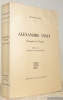 Alexandre Vinet. Interprète de Pascal. Préface de Gonzague de Reynold.. JOST, François.