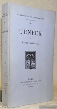 L’enfer. Portrait dessiné par Berthold Mahn. Collection Maitres et Jeunes d’Aujourd’hui, deuxième série, n.° 19.. BARBUSSE, Henri.