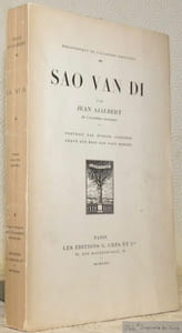 Sao Van Di. Portrait par Eugnène Carrière gravé sur bois par Paul Bornet. Collection Bibliotèhque de l‘Académie Goncourt, n.° 4.